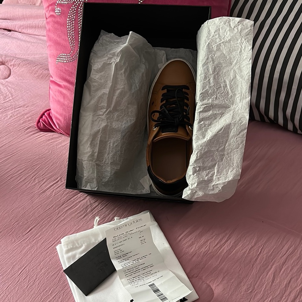 MCM Brown and Black Athletic Shoes.